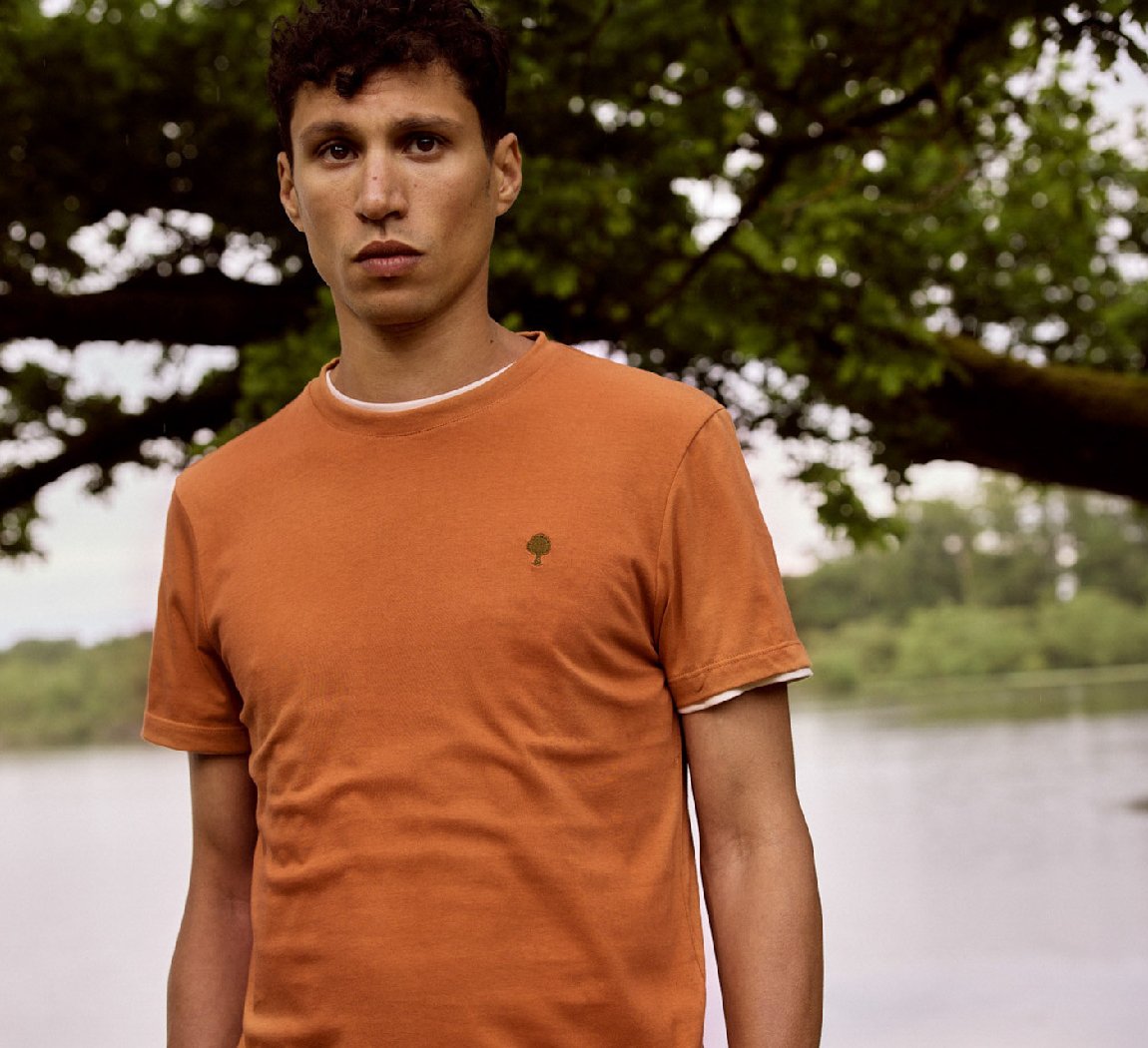 t shirt homme faguo Arcy Col Rond en Coton